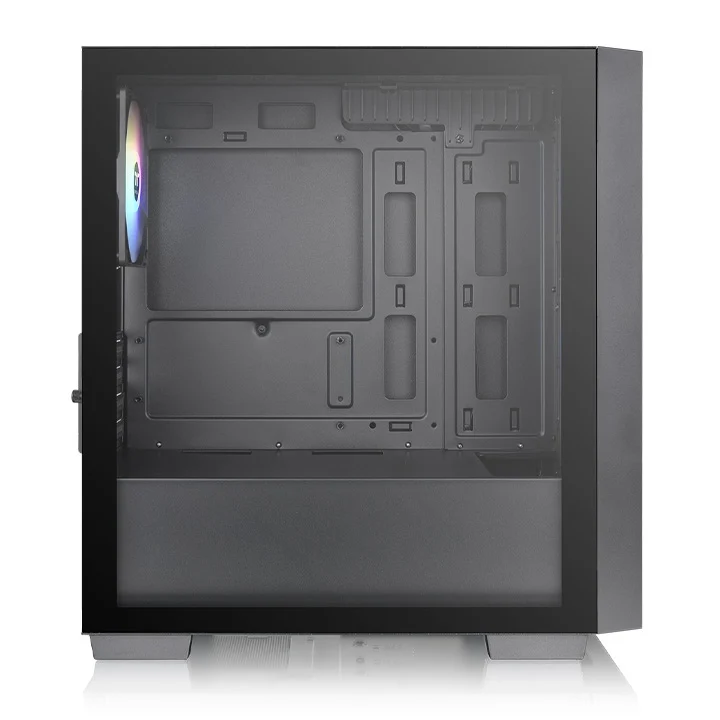 Thermaltake Versa H16 TG ARGB Micro Tower PC Case (Black, Snow)