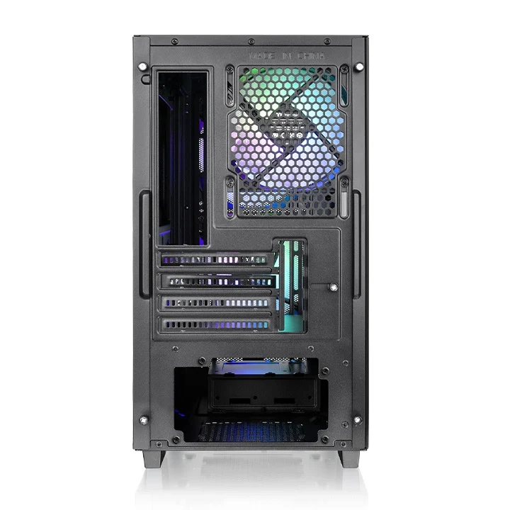 Thermaltake Versa H16 TG ARGB Micro Tower PC Case (Black, Snow)