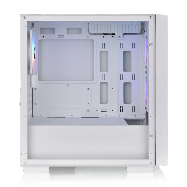 Thermaltake Versa H16 TG ARGB Micro Tower PC Case (Black, Snow)