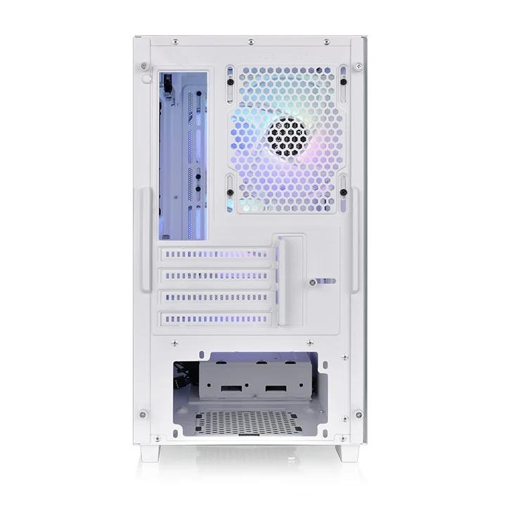 Thermaltake Versa H16 TG ARGB Micro Tower PC Case (Black, Snow)