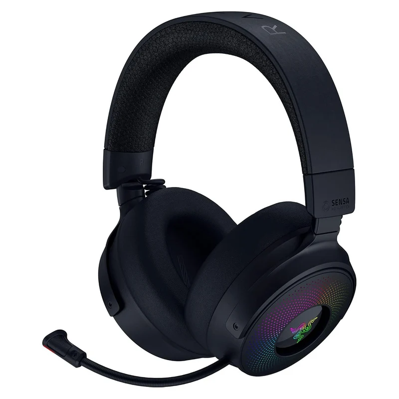 Razer Kraken V4 Pro Wireless Gaming Headset with OLED Control Hub (PC/ Mac/ Playstation/ Nintendo Switch/ Steam Deck/ Smartphone)