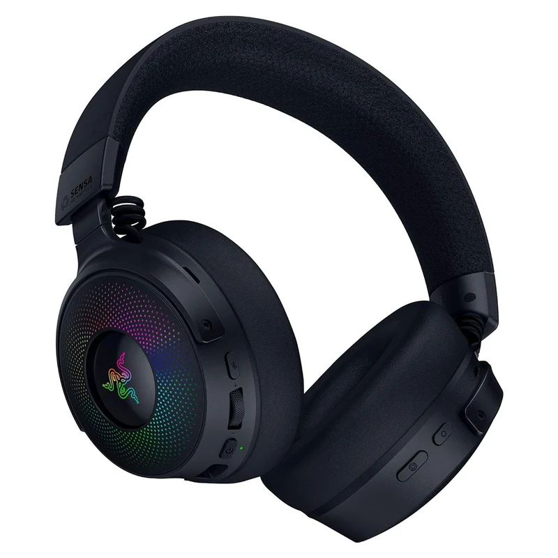 Razer Kraken V4 Pro Wireless Gaming Headset with OLED Control Hub (PC/ Mac/ Playstation/ Nintendo Switch/ Steam Deck/ Smartphone)