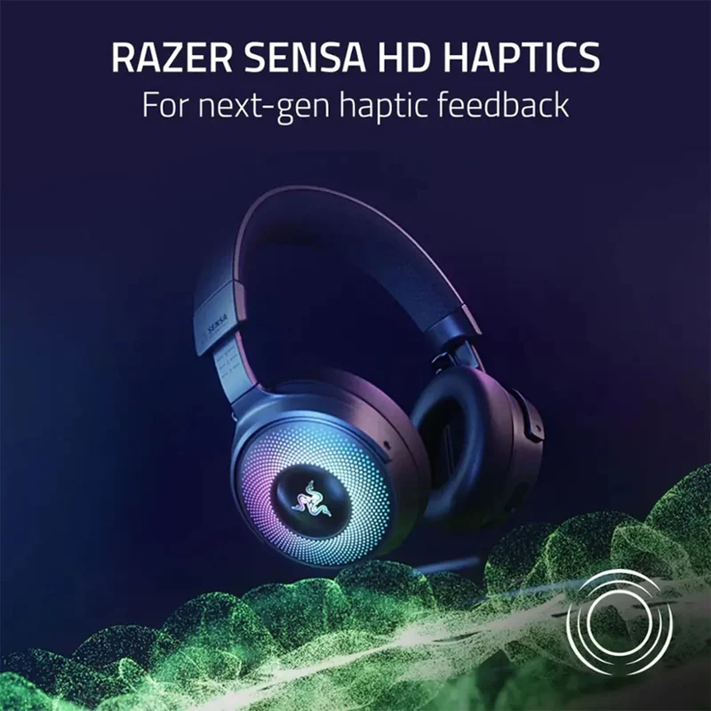 Razer Kraken V4 Pro Wireless Gaming Headset with OLED Control Hub (PC/ Mac/ Playstation/ Nintendo Switch/ Steam Deck/ Smartphone)