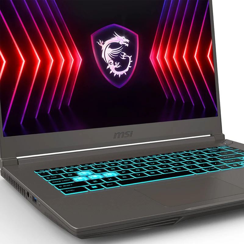 MSI Thin A15 B7VE-464PH Laptop (Cosmos Gray) | 15.6" FHD (1920x1080) 144Hz IPS | Ryzen 7 7735HS | 16GB RAM | 512GB SSD | RTX 4050 | Windows 11 Home | MSI Essential Backpack