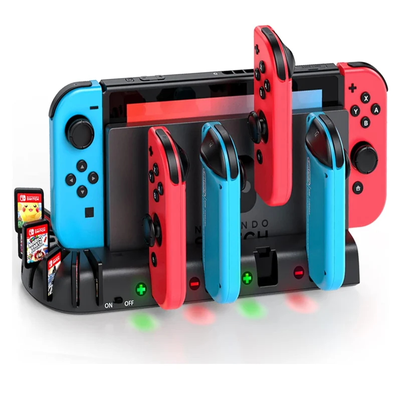 KDD Controller Charging Station for Nintendo Switch (Black) (KDD-001)