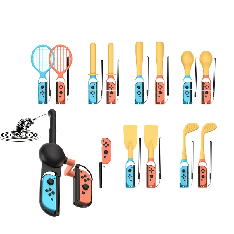 Dobe Motion Gaming Ultimate Bundle 24-in-1 Accessory for Nintendo Switch 2 / Nintendo Switch / Nintendo Switch OLED TNS-5113