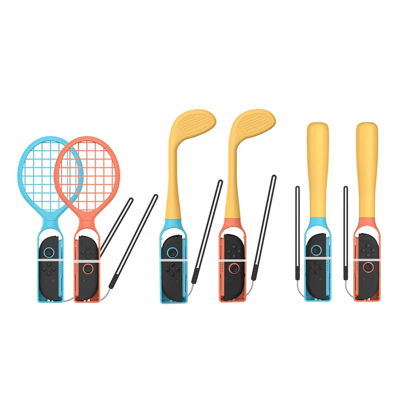 Dobe 6 Piece Sports Set for Nintendo Switch 2 / Nintendo Switch / Nintendo Switch OLED TNS-5115
