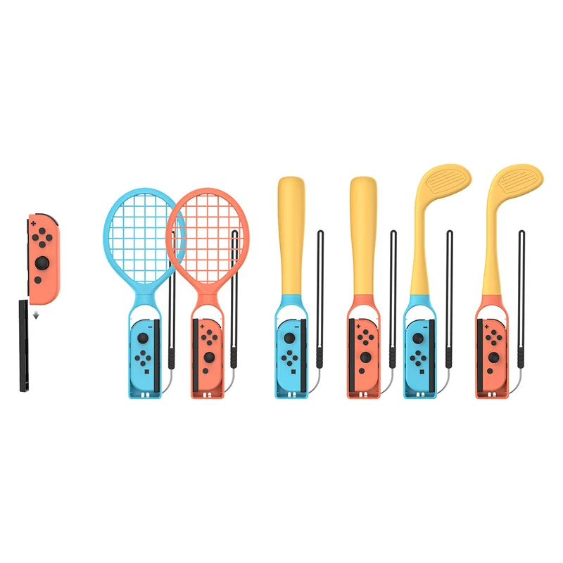 Dobe 6 Piece Sports Set for Nintendo Switch 2 / Nintendo Switch / Nintendo Switch OLED TNS-5115