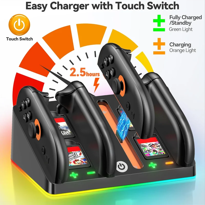 Nintendo Switch 2 Controller Charging Dock (Black) (VG-SW223)