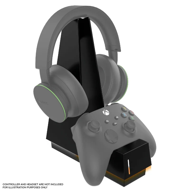 Snakebyte Combo Charge X 2-in-1 Charging Station for XboxOne / Xbox Series X/S (Black, White)