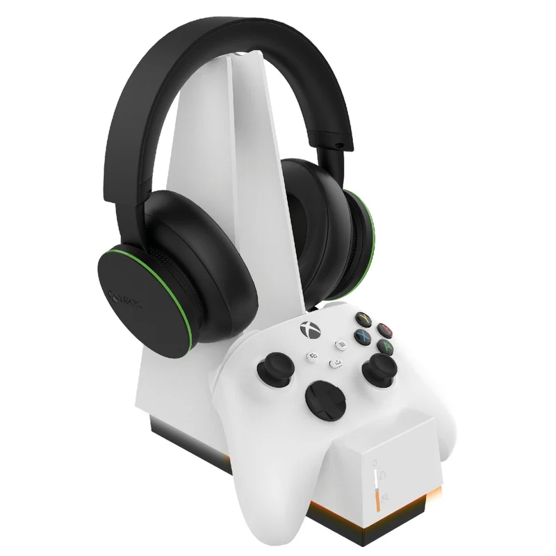 Snakebyte Combo Charge X 2-in-1 Charging Station for XboxOne / Xbox Series X/S (Black, White)