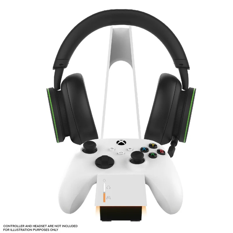 Snakebyte Combo Charge X 2-in-1 Charging Station for XboxOne / Xbox Series X/S (Black, White)