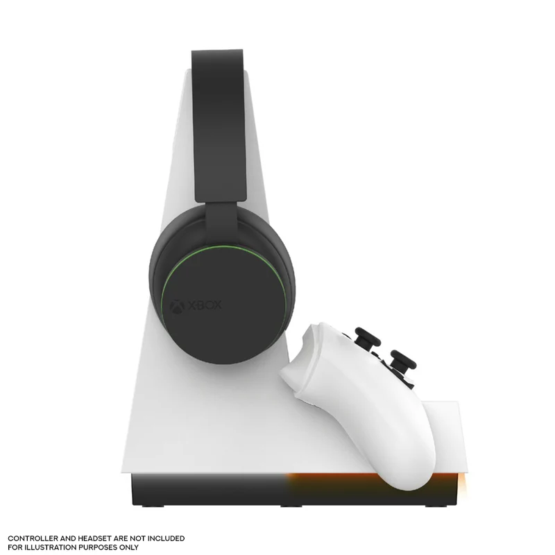 Snakebyte Combo Charge X 2-in-1 Charging Station for XboxOne / Xbox Series X/S (Black, White)