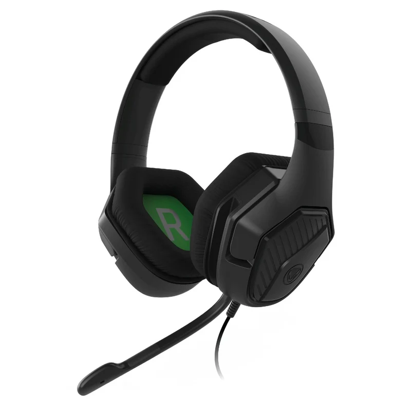 Snakebyte Headset Base X Wired Stereo with Flip-to-Mute Microphone for XboxOne / Xbox Series X/S (Black, White)