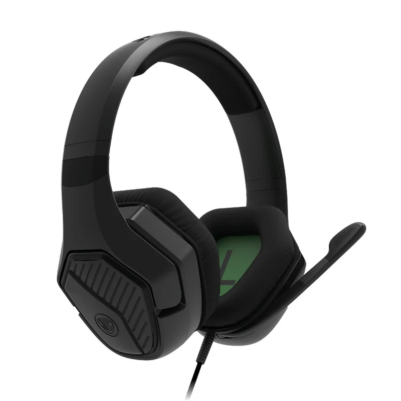 Snakebyte Headset Base X Wired Stereo with Flip-to-Mute Microphone for XboxOne / Xbox Series X/S (Black, White)