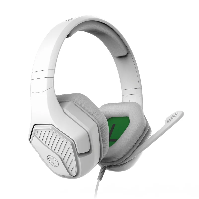 Snakebyte Headset Base X Wired Stereo with Flip-to-Mute Microphone for XboxOne / Xbox Series X/S (Black, White)