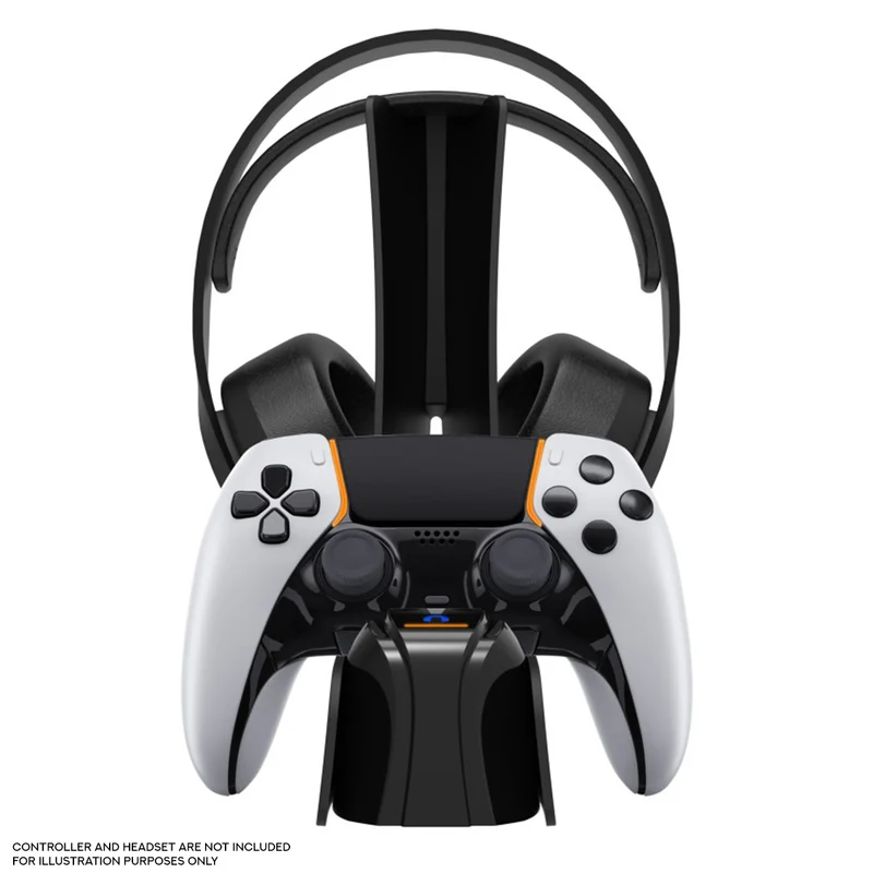 Snakebyte Combo Charge 5 2-in-1 Charging Station for PS5 (Black, White)
