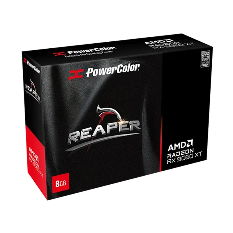 PowerColor Reaper AMD Radeon RX 9060 XT 8GB GDDR6 Graphics Card (RX9060XT 8G-A)