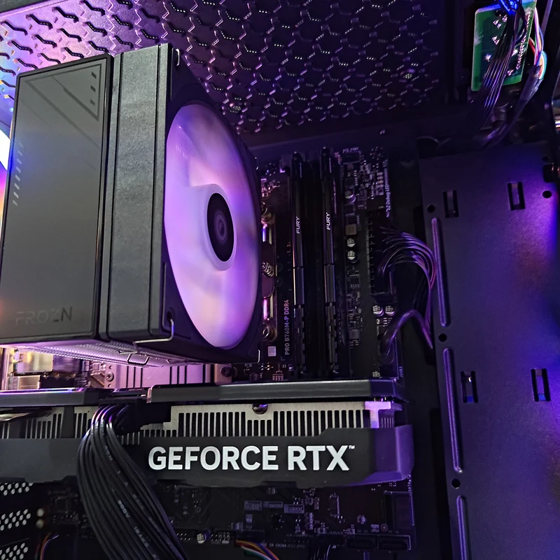 Alpha Megatron Black Desktop Gaming PC | Intel i5 12400F | 16GB RAM | 500GB SSD | RTX 4060 | Windows 11 Pro