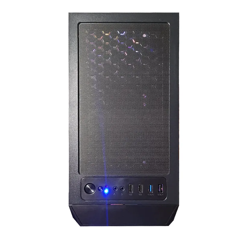Alpha Megatron Black Desktop Gaming PC | Intel i5 12400F | 16GB RAM | 500GB SSD | RTX 4060 | Windows 11 Pro