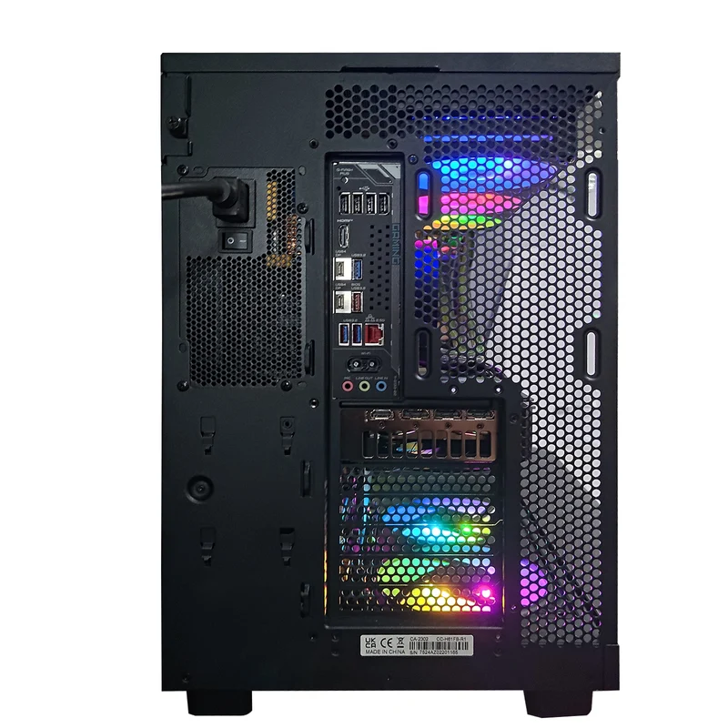 Ultra H6 Flow Black Desktop Gaming PC | AMD Ryzen 7 7800X3D | 64GB RAM | 2TB SSD | w/ WiFi + Bluetooth | GeForce RTX 5070 Ti | Windows 11 Pro