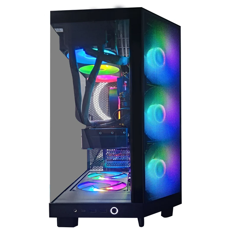 Ultra H6 Flow Black Desktop Gaming PC | AMD Ryzen 7 7800X3D | 64GB RAM | 2TB SSD | w/ WiFi + Bluetooth | GeForce RTX 5070 Ti | Windows 11 Pro