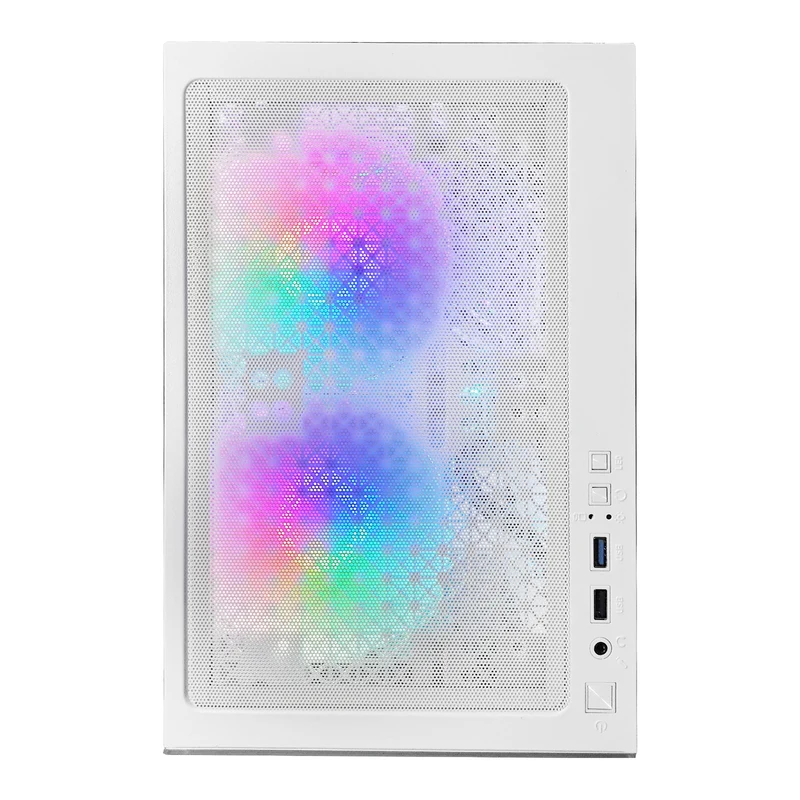 Alpha Reyna White Desktop Gaming PC | Intel i5 12400F | 16GB RAM | 512GB SSD | w/ WiFi + Bluetooth | GeForce RTX 3050 | Windows 11 Pro