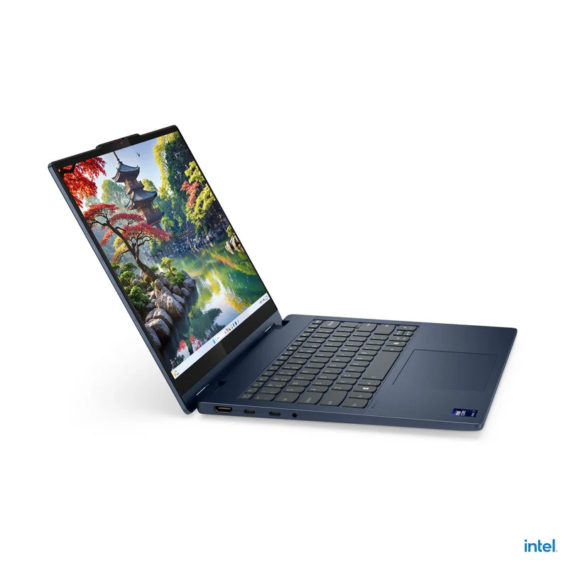 Lenovo IdeaPad 5 2-in-1 14IAL10 83KR0025PH Laptop (Cosmic Blue) | 14" WUXGA (1920x1200) IPS | Core Ultra 5 225U | 16GB RAM | 512GB SSD | Integrated Graphics | Win11 Home | MS Office Home 2024+ Lenovo B210 Backpack+ Digital Pen+ A4Tech FK13M Numeric Keypad