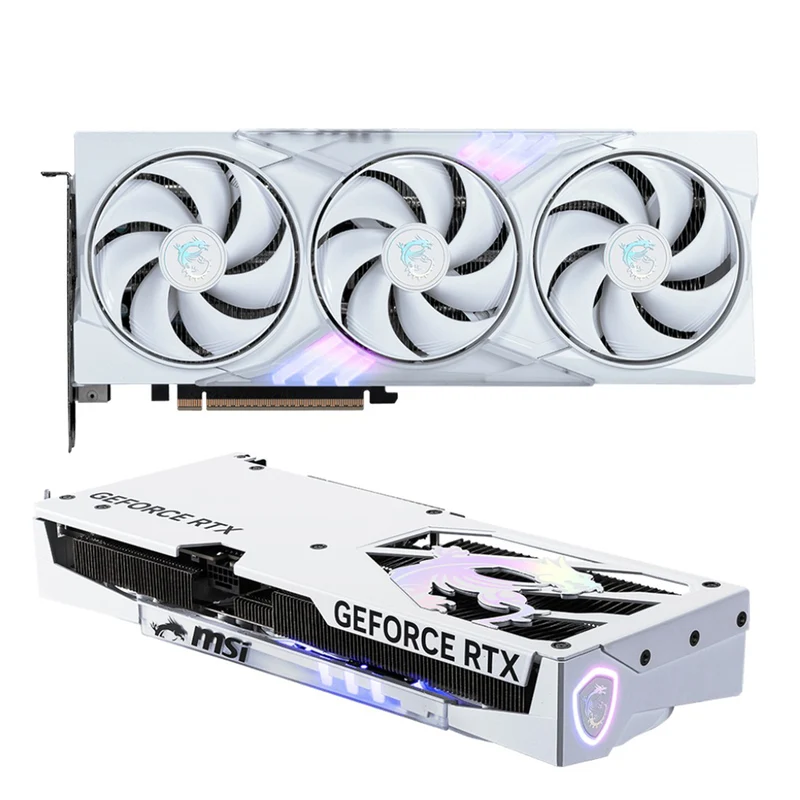 MSI GeForce RTX 5060 Ti 8GB GDDR7 Gaming Trio OC Graphics Card (White)
