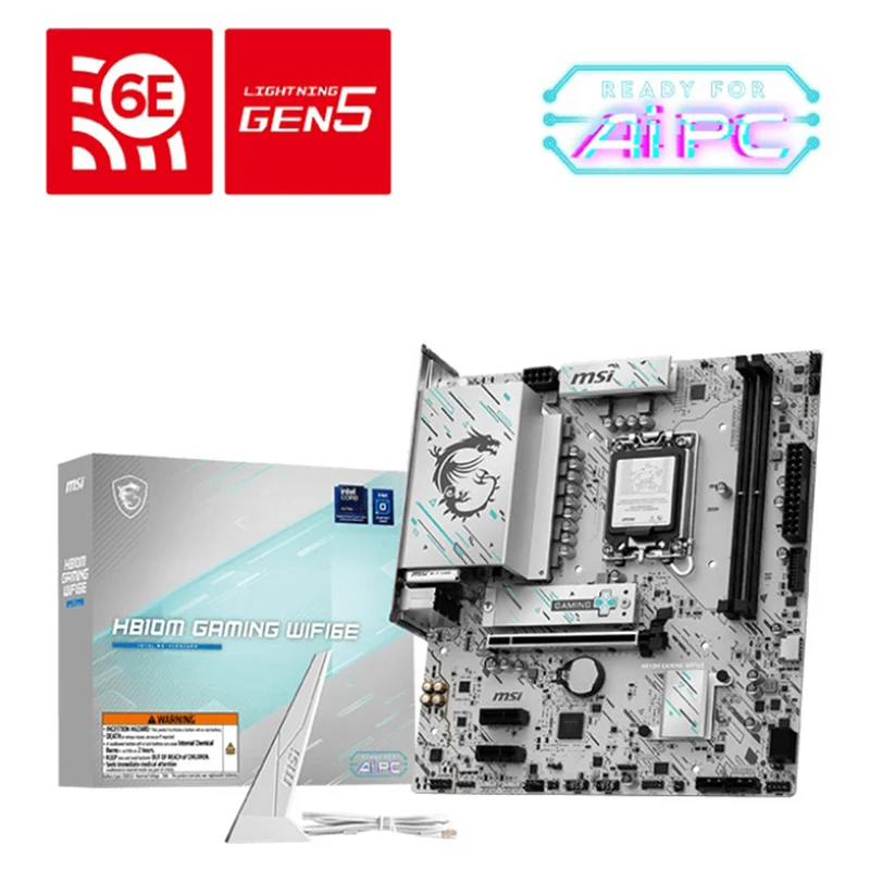 MSI H810M Gaming Wifi6E DDR5 Intel Motherboard