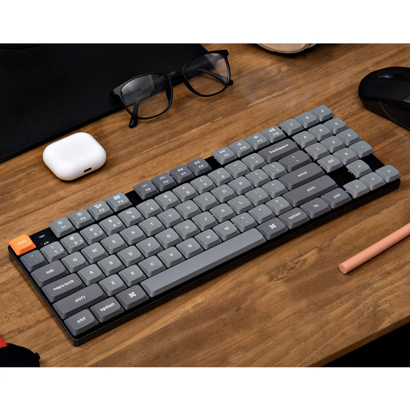 Keychron K13 Max QMK/VIA RGB Backlight Hot-Swappable Wireless Custom Mechanical Keyboard Low Profile Gateron Mechanical Switch