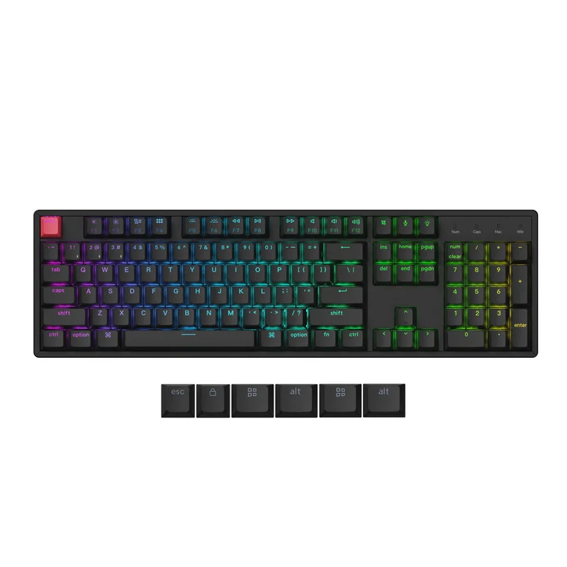 Keychron K10 Full Size Hot-Swappable RGB Backlight Aluminum Wireless Mechanical Keyboard