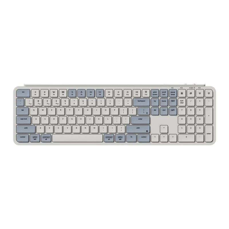 Keychron B6 Pro Ultra-Slim Compact Wireless Mechanical Keyboard (Retro Blue) (B6P-K11)