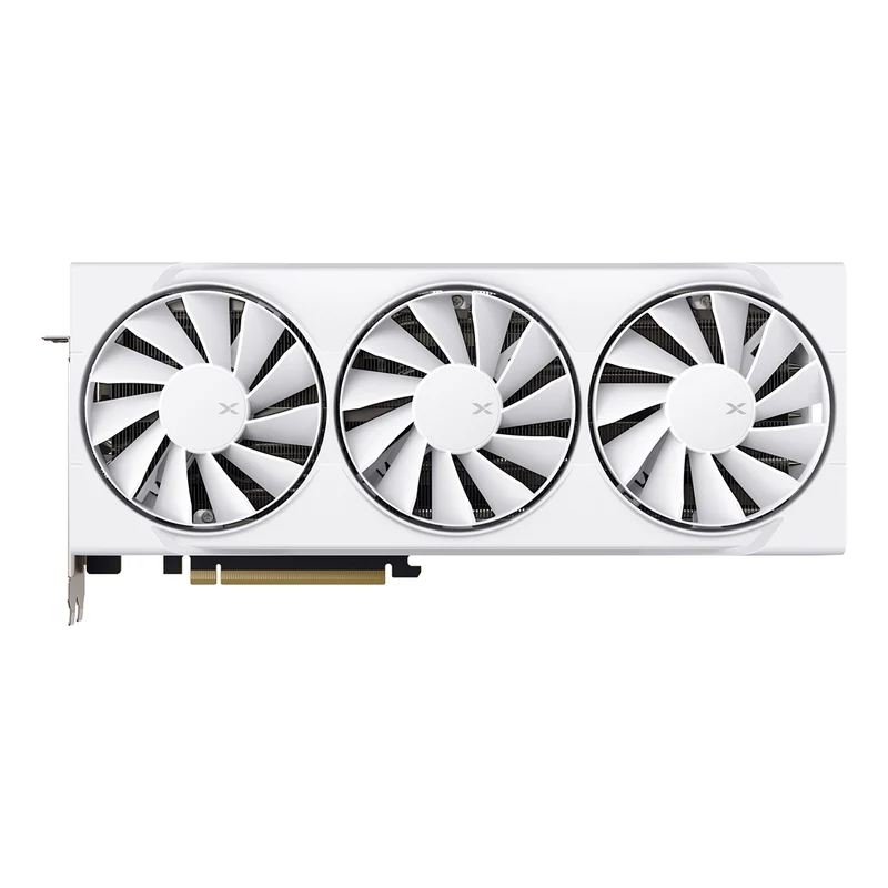 XFX Swift AMD Radeon RX 9070 XT Triple Fan 16GB GDDR6 Gaming Ed. Graphics Card (White) (RX-97TSWF3W9)