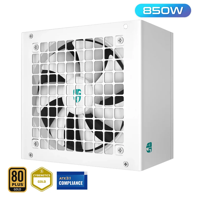 DeepCool GamerStorm PN850M 850W WH 80+ Gold Native ATX3.1 Modular Power Supply (R-PN850M-FC0W-JGUS)