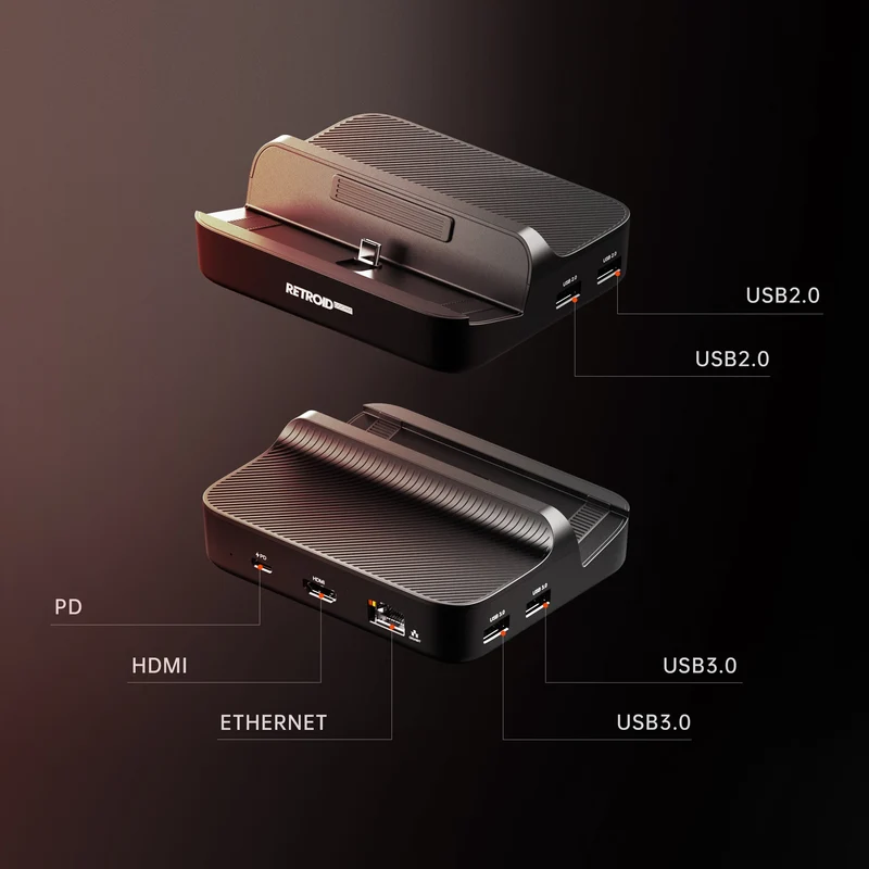 Retroid Pocket 7-in-1 USB-C 4k@60Hz Multi-Function Gaming Dock