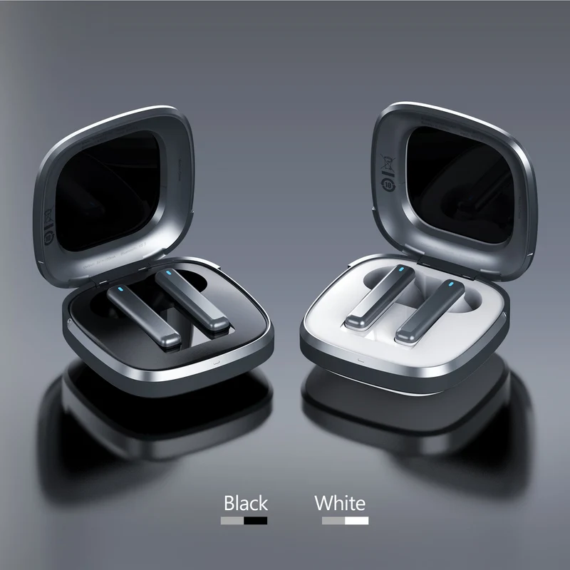Retroid Pocket H1 Bluetooth Earbuds (Black, White)