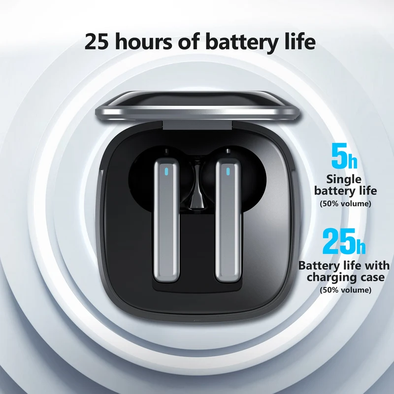 Retroid Pocket H1 Bluetooth Earbuds (Black, White)