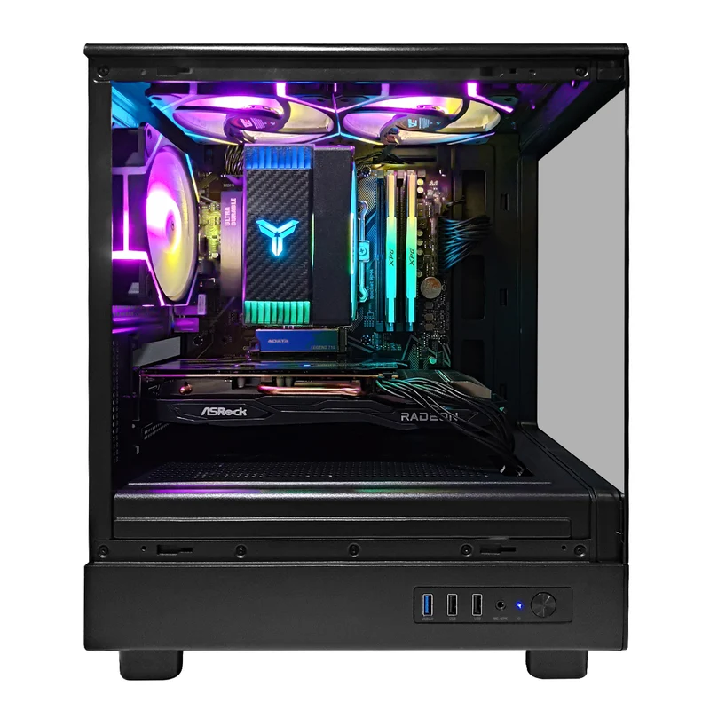Alpha DB330M Black Desktop Gaming PC | AMD Ryzen 5 5500 | 16GB RAM | 512GB SSD | RX 7600 | Windows 11 Pro