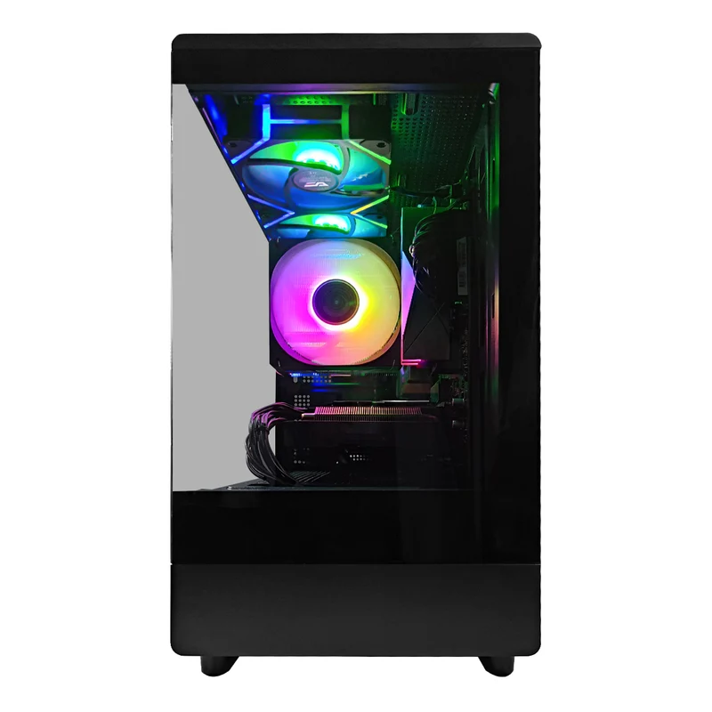 Alpha DB330M Black Desktop Gaming PC | AMD Ryzen 5 5500 | 16GB RAM | 512GB SSD | RX 7600 | Windows 11 Pro