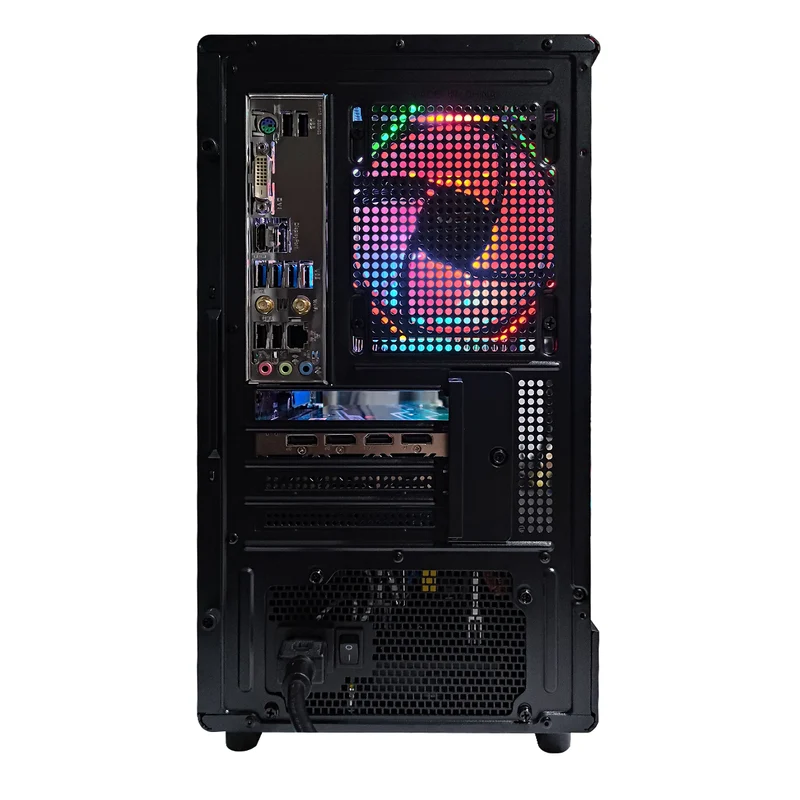 Alpha DB330M Black Desktop Gaming PC | AMD Ryzen 5 5500 | 16GB RAM | 512GB SSD | RX 7600 | Windows 11 Pro