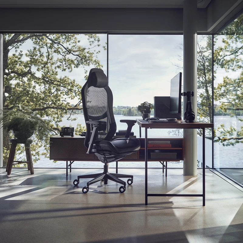 Fractal Design Refine Ergonomic Gaming Chair (Dark Mesh, Light Mesh)