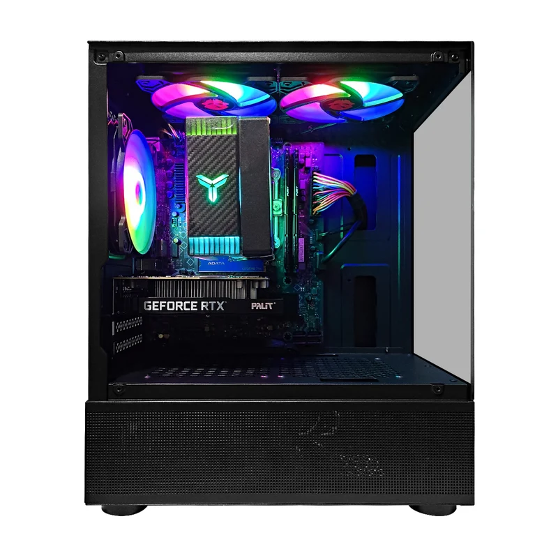 Alpha Reyna Black Desktop Gaming PC | Intel i5 12400F | 16GB RAM | 512GB SSD | RTX 3050 | Windows 11 Pro
