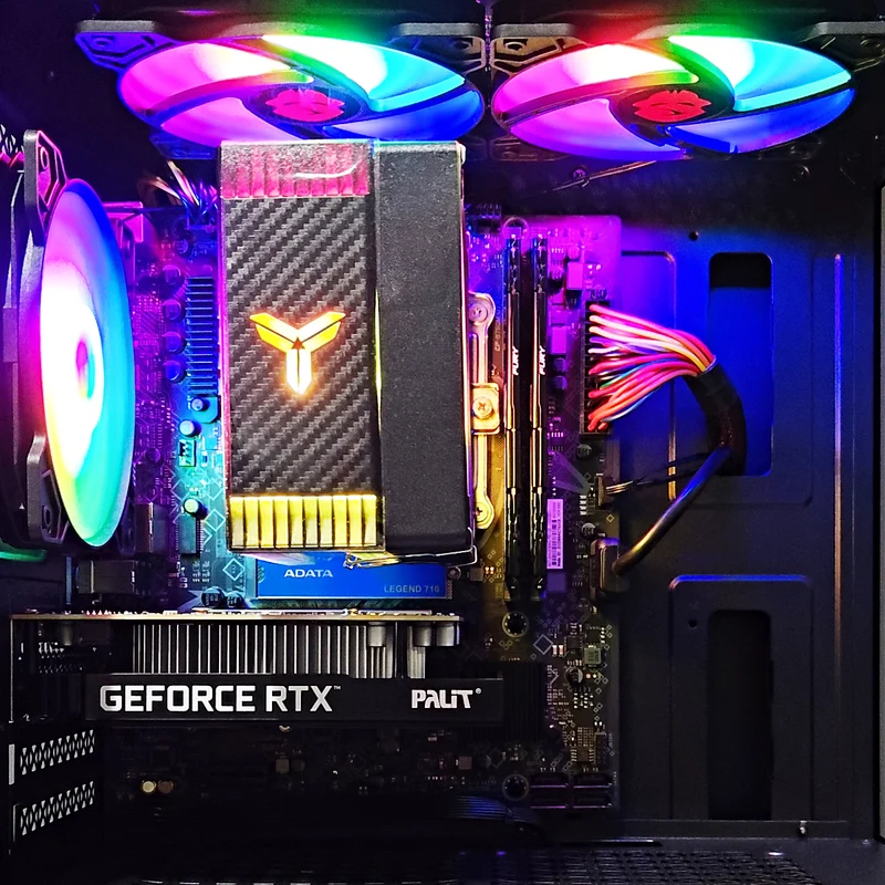 Alpha Reyna Black Desktop Gaming PC | Intel i5 12400F | 16GB RAM | 512GB SSD | RTX 3050 | Windows 11 Pro