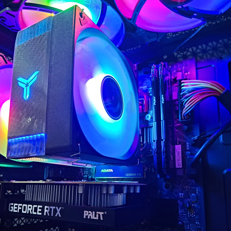 Alpha Reyna Black Desktop Gaming PC | Intel i5 12400F | 16GB RAM | 512GB SSD | RTX 3050 | Windows 11 Pro