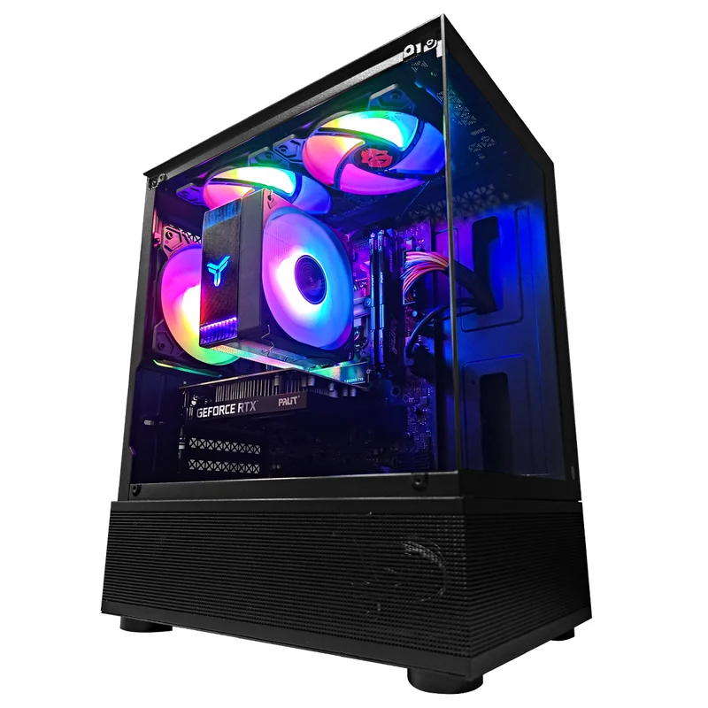 Alpha Reyna Black Desktop Gaming PC | Intel i5 12400F | 16GB RAM | 512GB SSD | RTX 3050 | Windows 11 Pro