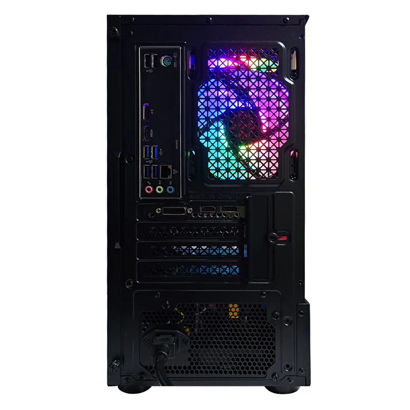 Alpha Reyna Black Desktop Gaming PC | Intel i5 12400F | 16GB RAM | 512GB SSD | RTX 3050 | Windows 11 Pro
