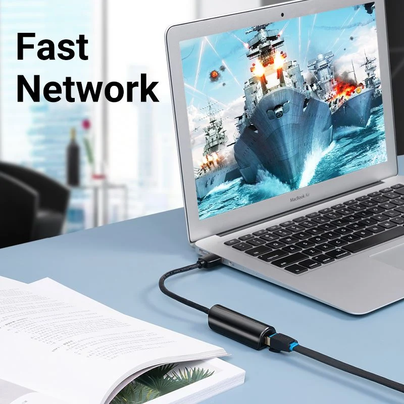 Vention USB 2.0 Ethernet Adapter - USB-A + RJ45 - 0.15M (CEGBB)