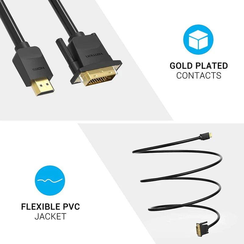 Vention HDMI to DVI Cable - 3M (ABFBI)