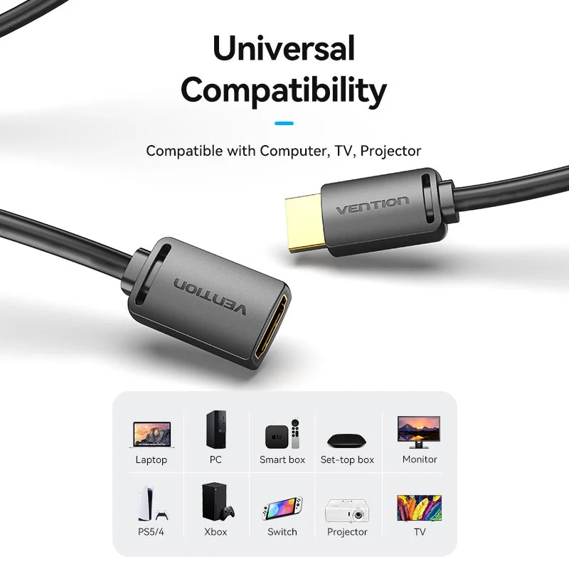 Vention HDMI Extension Cable - (1M, 2M, 3M) (AHCBF, AHCBH, AHCBI)